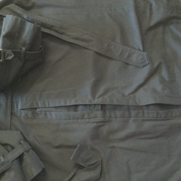 Wm H Leishman Men's long coat jacket by Tip top size 40 blue removeable lining - Picture 9 of 9